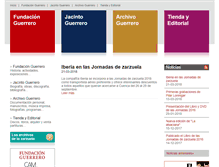 Tablet Screenshot of fundacionguerrero.com
